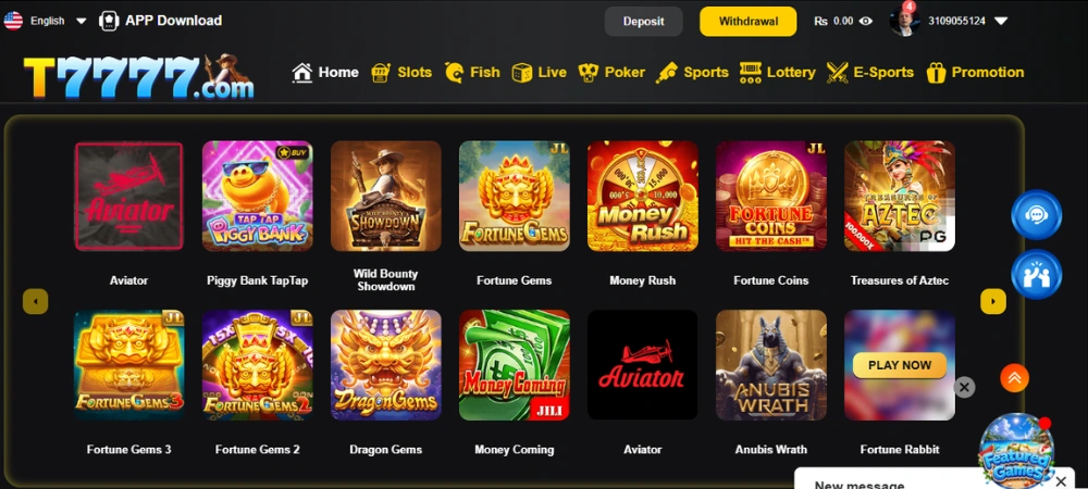 T7777 Game 