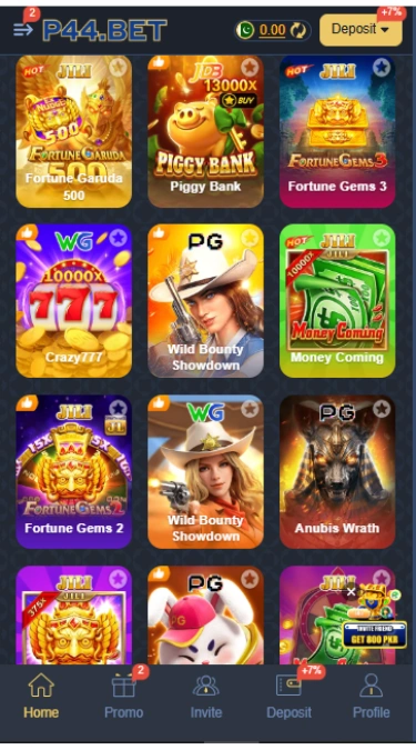 P44 BET Game