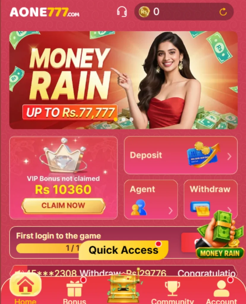 Aone777 Game App