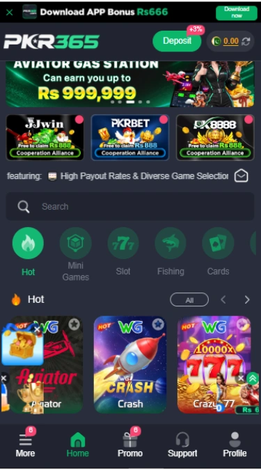 PKR365 Game App